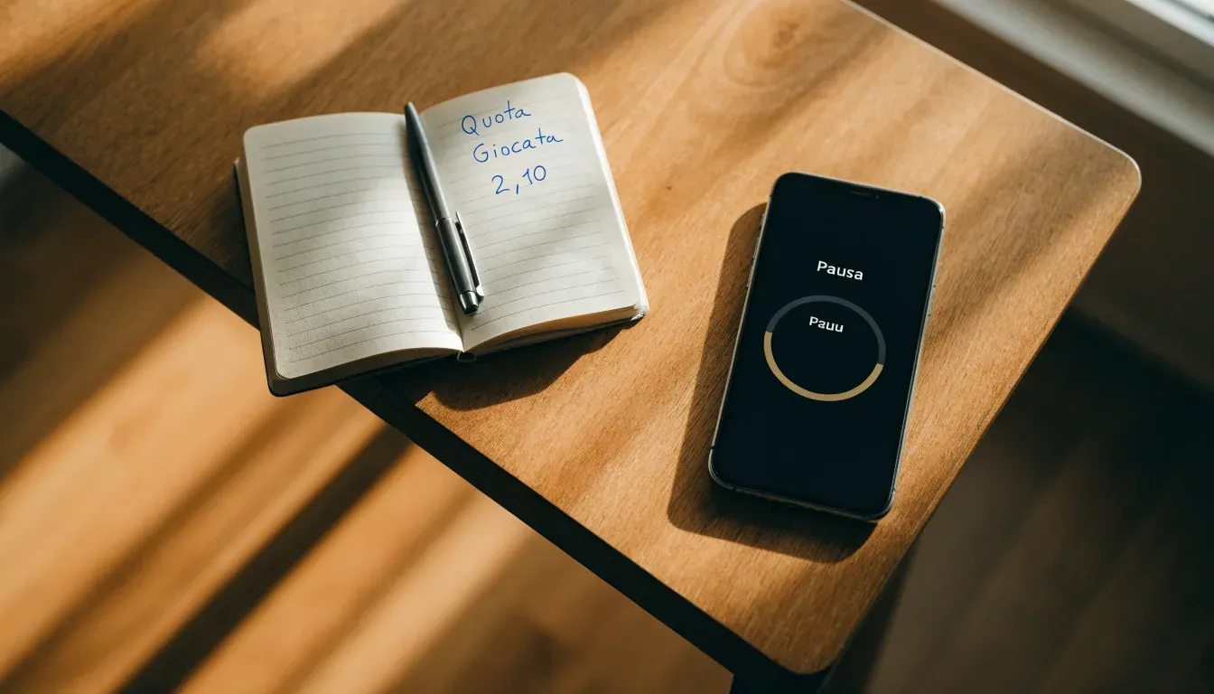 Un documento di identità appoggiato accanto a uno smartphone con un timer sullo schermo, su un tavolo da cucina